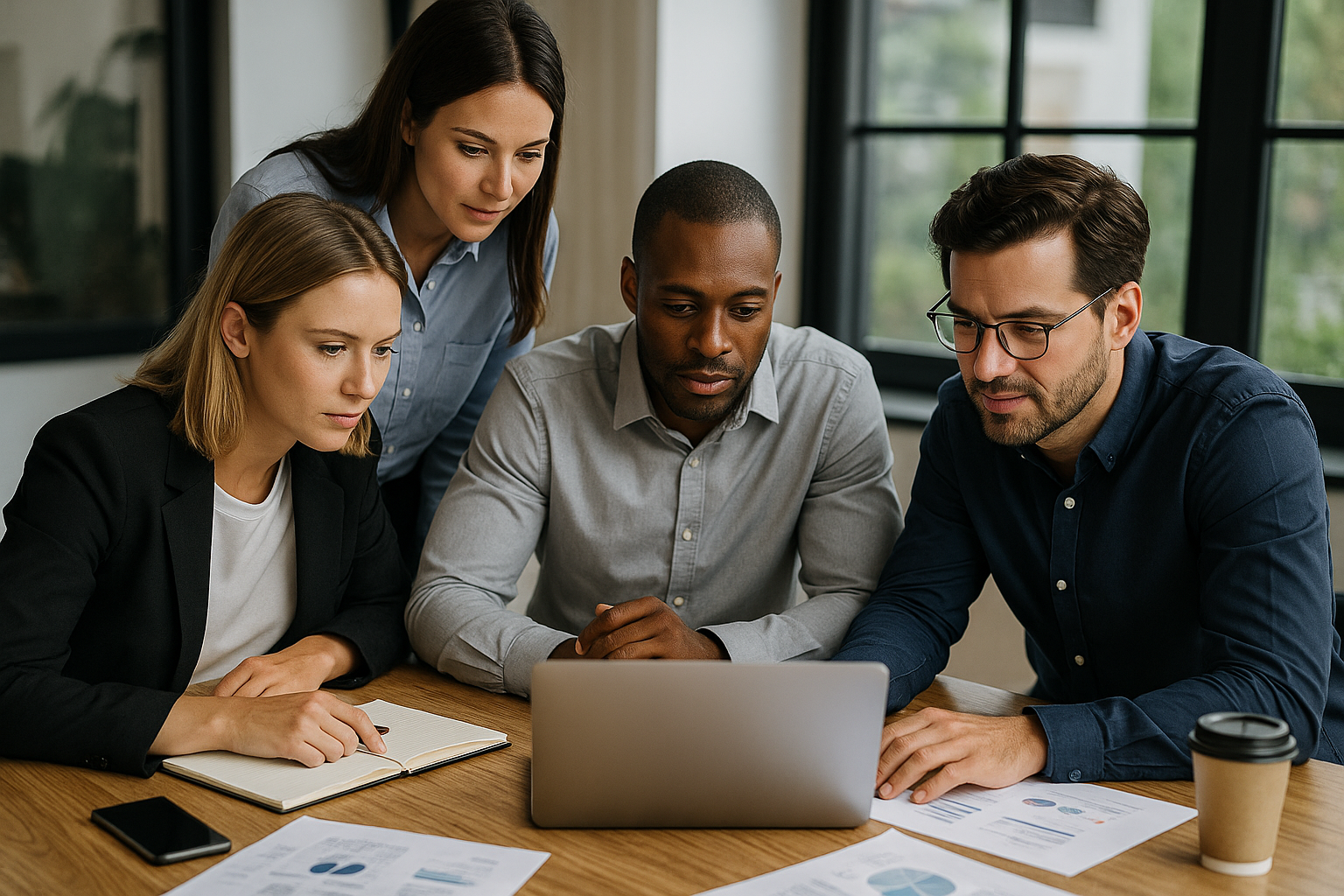 Personas trabajando con Fleexa Space